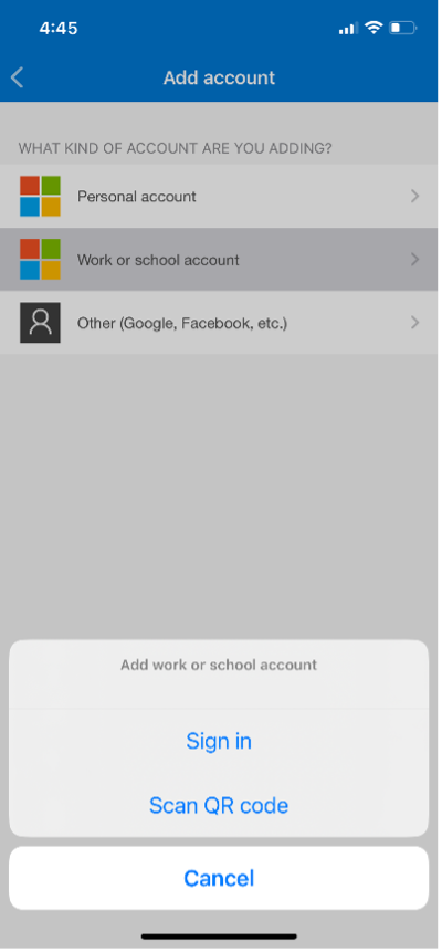 Multi-Factor Authentication (MFA) using the Microsoft Authenticator
