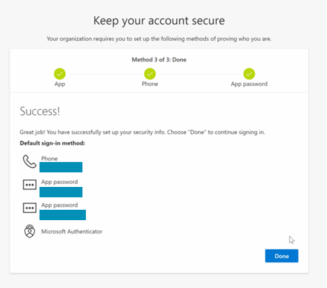 Multi-Factor Authentication (MFA) using the Microsoft Authenticator