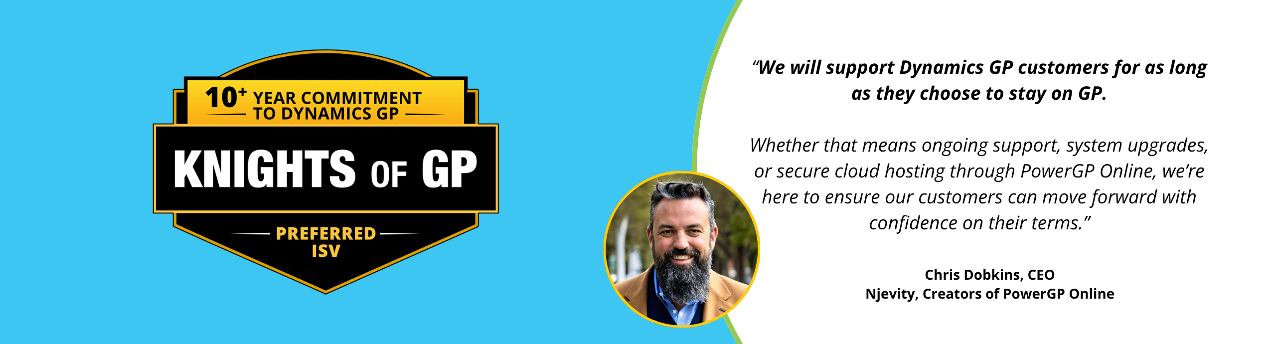 PowerGP Commitment slide